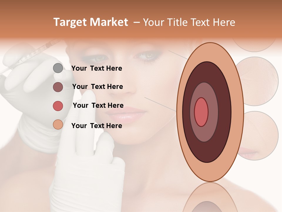 Portrait Head Sensuality PowerPoint Template