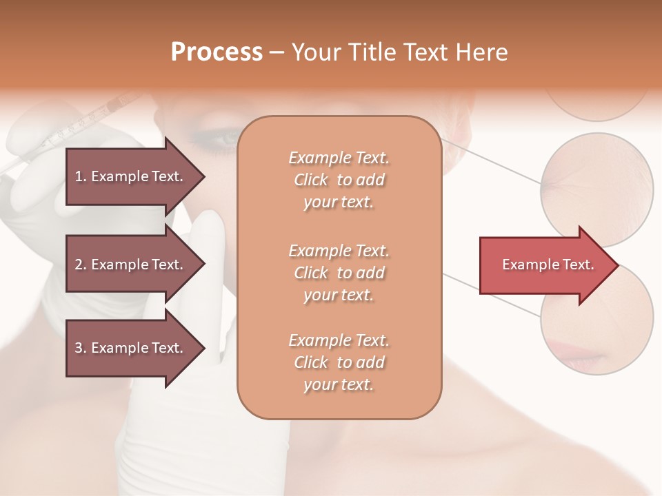 Portrait Head Sensuality PowerPoint Template