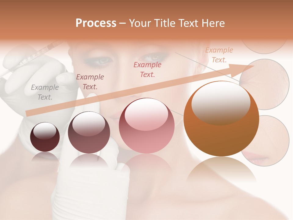 Portrait Head Sensuality PowerPoint Template