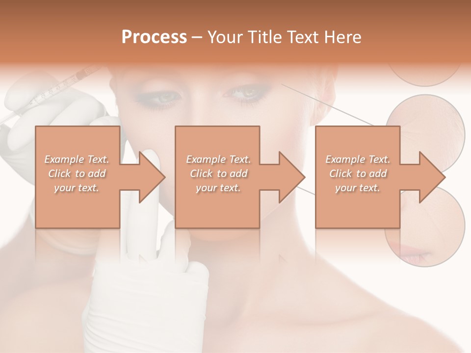 Portrait Head Sensuality PowerPoint Template