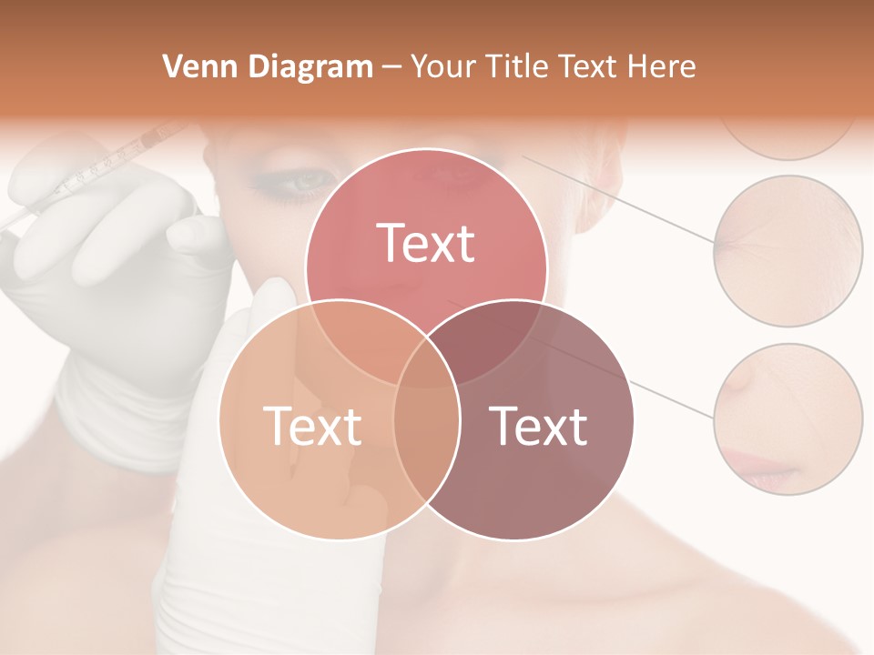 Portrait Head Sensuality PowerPoint Template