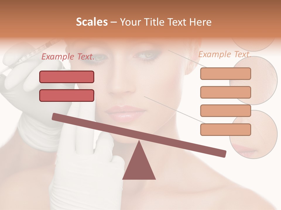 Portrait Head Sensuality PowerPoint Template