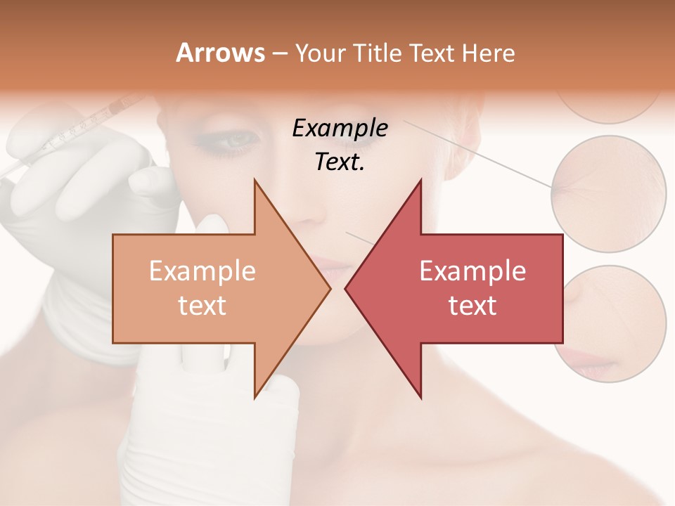 Portrait Head Sensuality PowerPoint Template