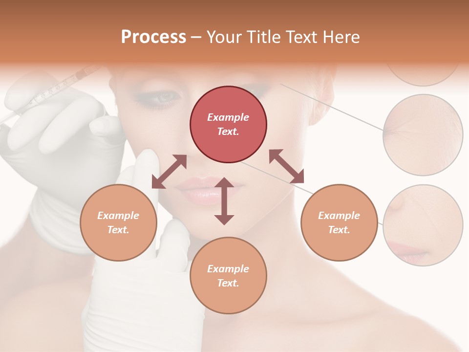 Portrait Head Sensuality PowerPoint Template