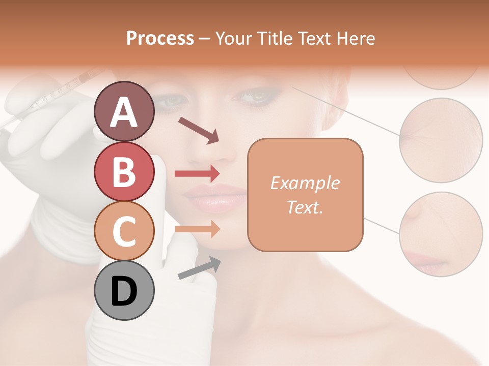 Portrait Head Sensuality PowerPoint Template