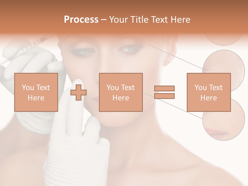 Portrait Head Sensuality PowerPoint Template