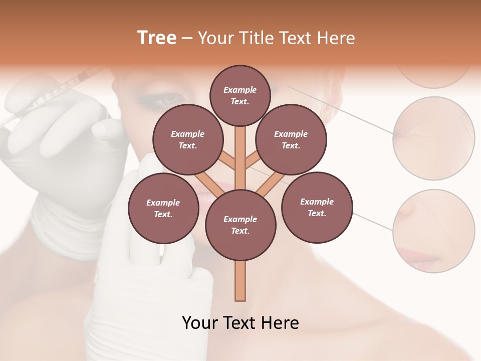 Portrait Head Sensuality PowerPoint Template