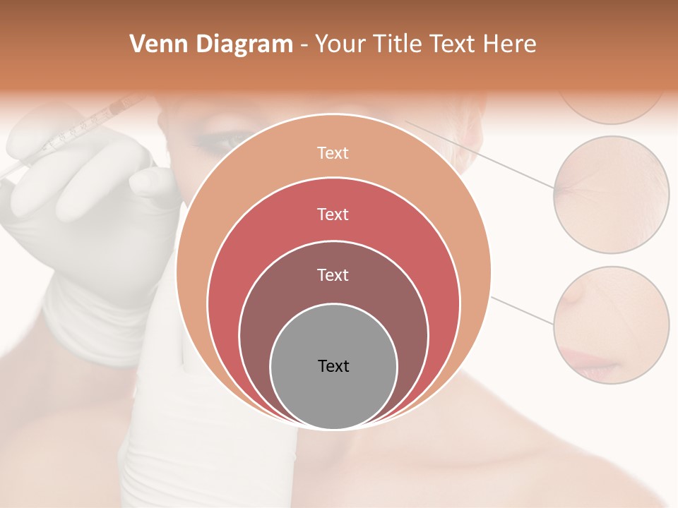 Portrait Head Sensuality PowerPoint Template