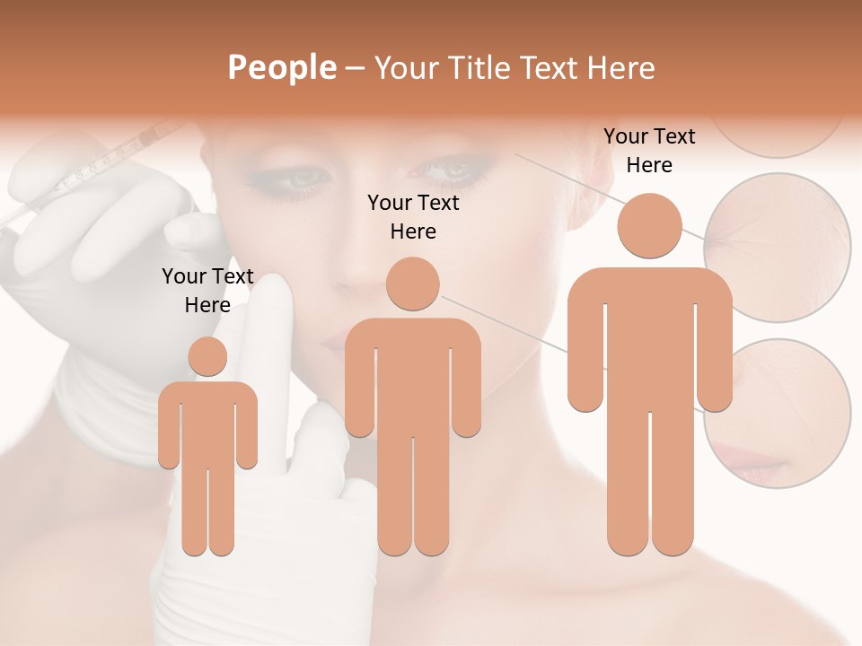 Portrait Head Sensuality PowerPoint Template