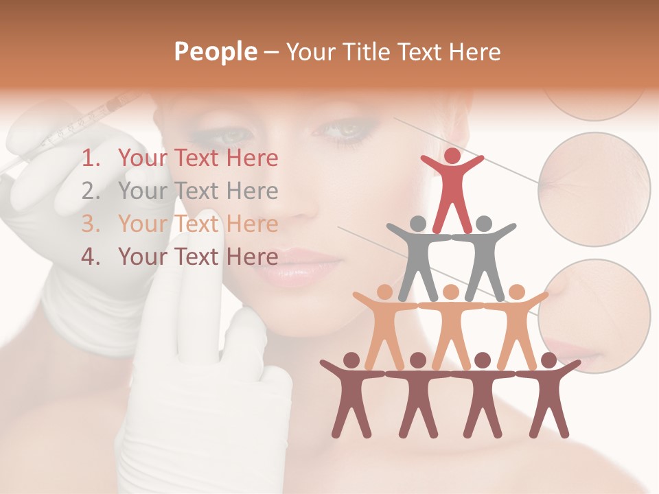 Portrait Head Sensuality PowerPoint Template