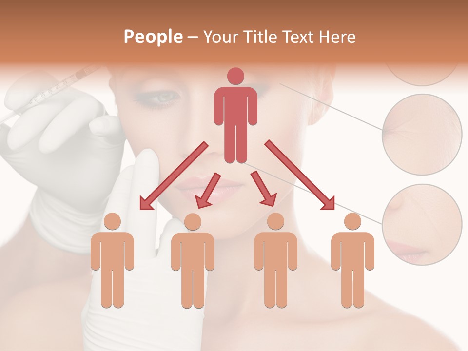 Portrait Head Sensuality PowerPoint Template