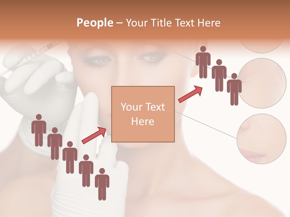 Portrait Head Sensuality PowerPoint Template