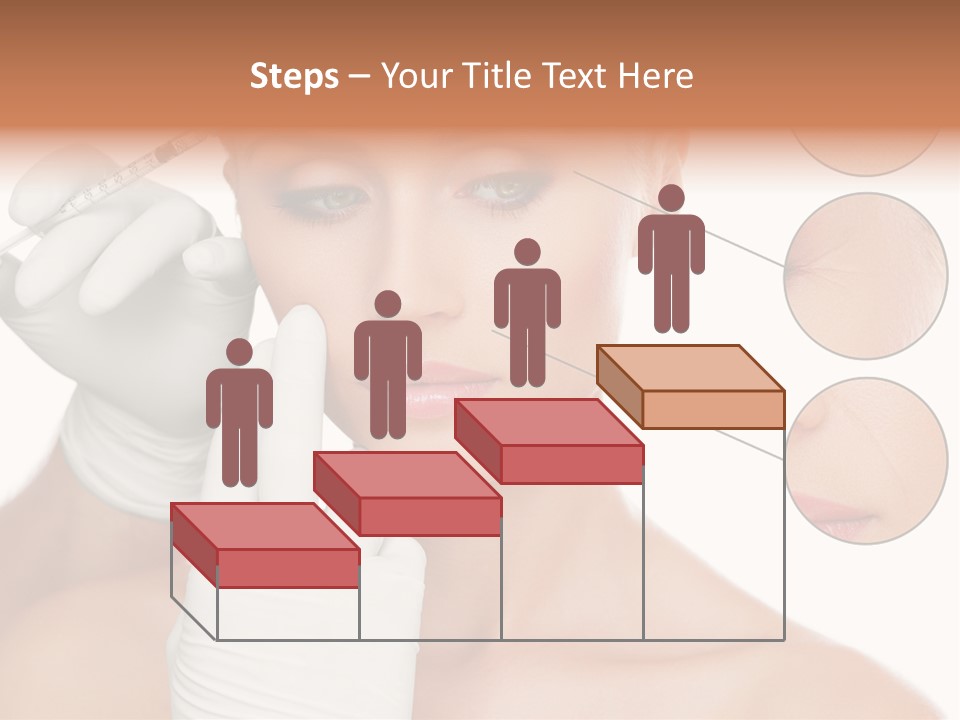 Portrait Head Sensuality PowerPoint Template