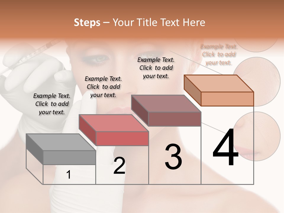 Portrait Head Sensuality PowerPoint Template