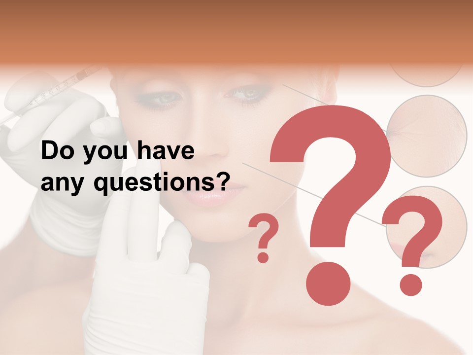 Portrait Head Sensuality PowerPoint Template