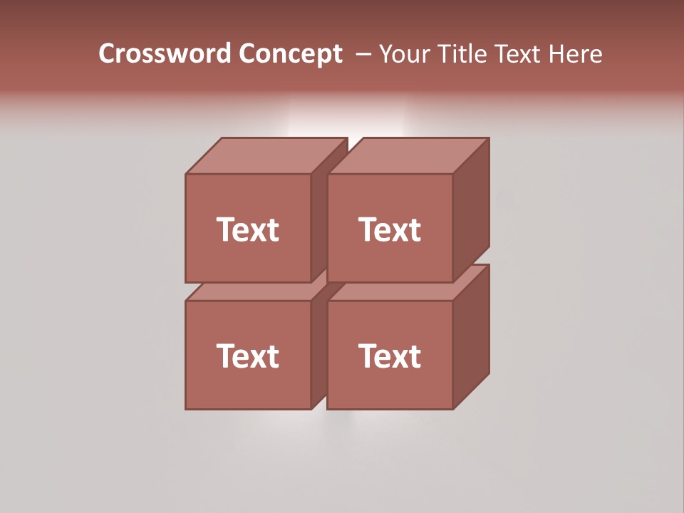 White Illuminated Way PowerPoint Template