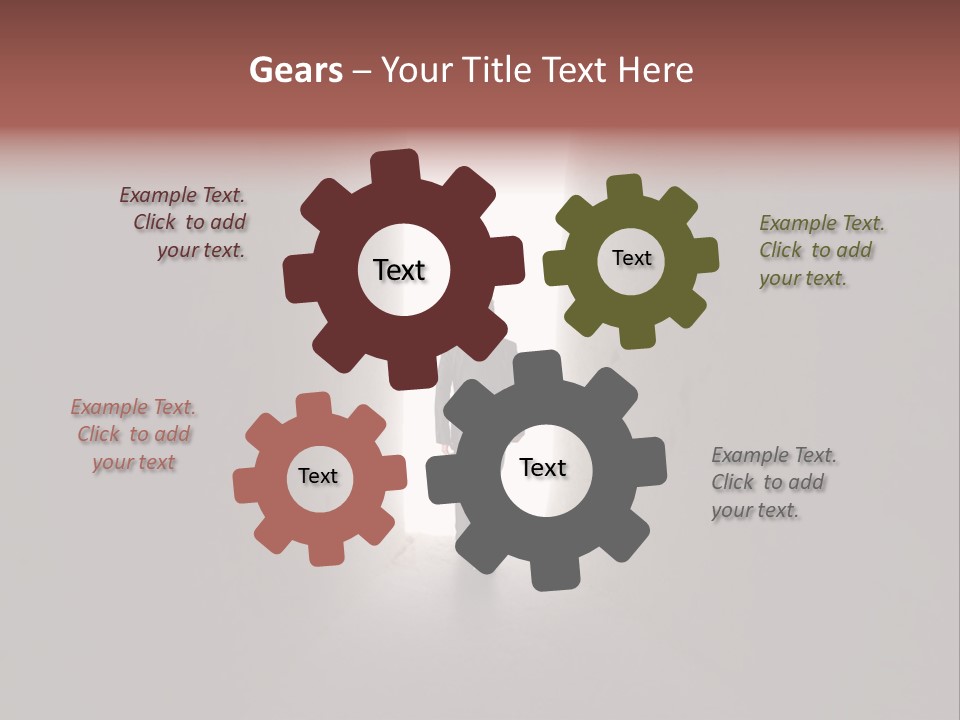 White Illuminated Way PowerPoint Template