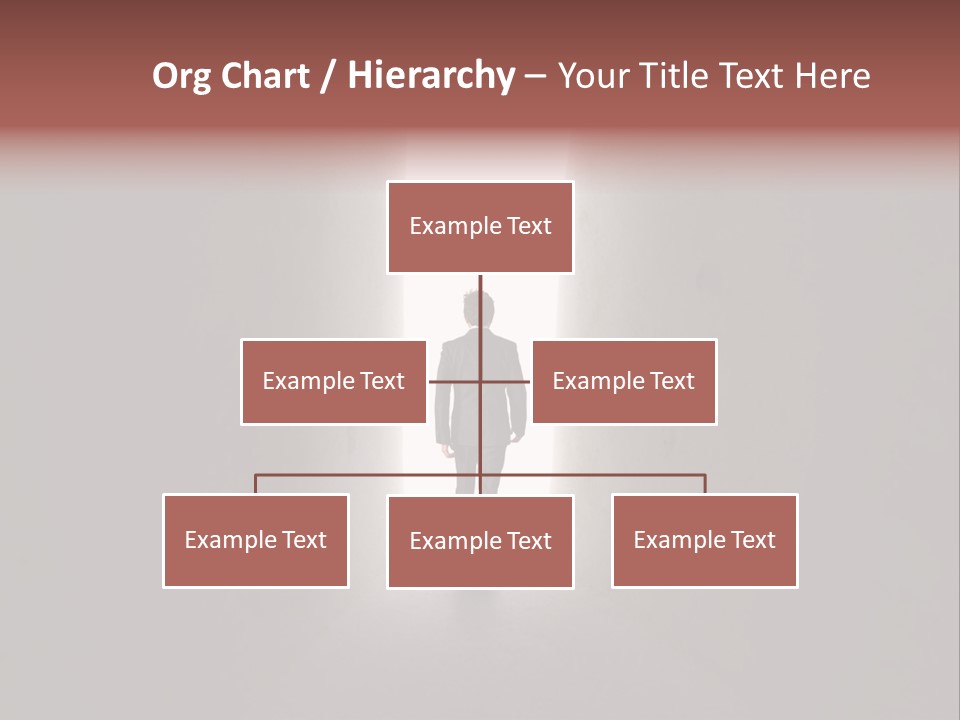 White Illuminated Way PowerPoint Template