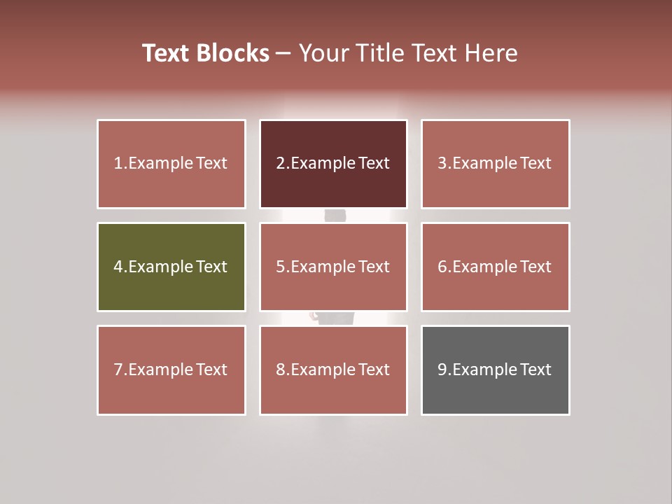 White Illuminated Way PowerPoint Template