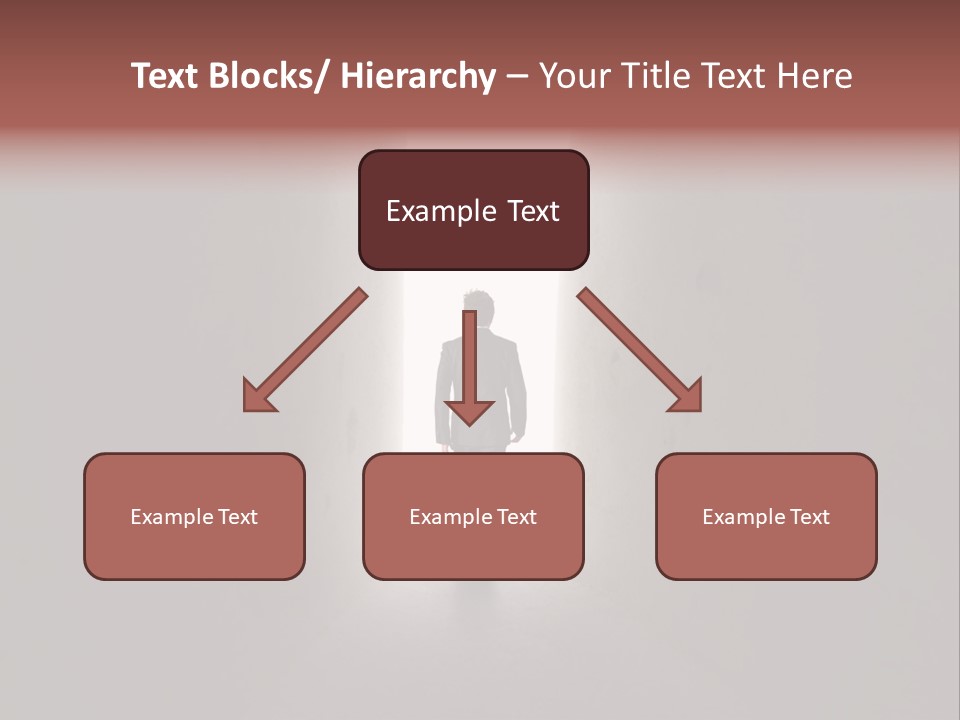 White Illuminated Way PowerPoint Template