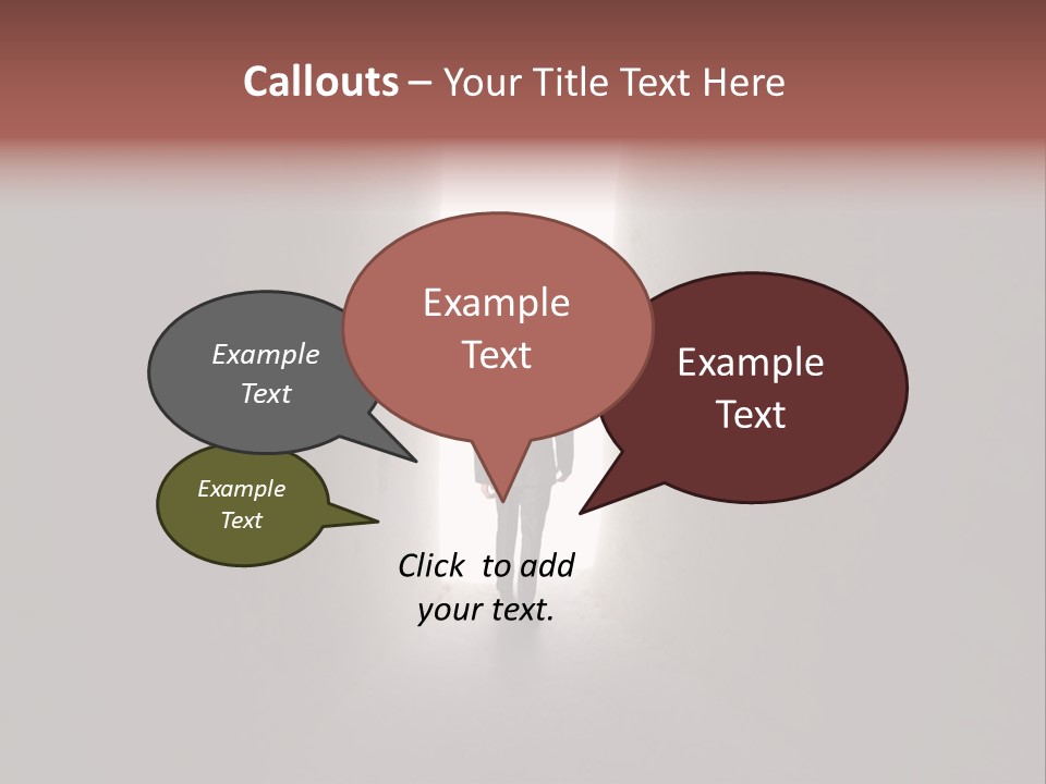 White Illuminated Way PowerPoint Template