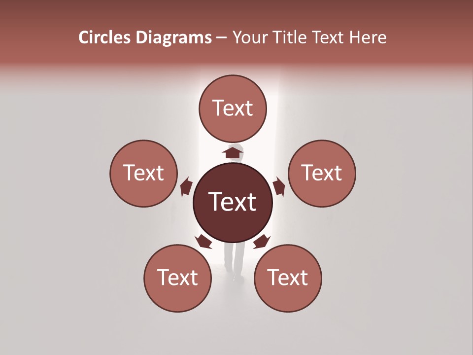 White Illuminated Way PowerPoint Template