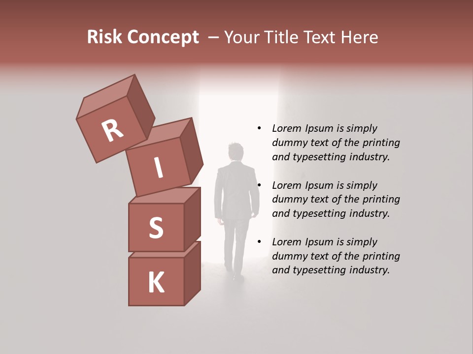 White Illuminated Way PowerPoint Template