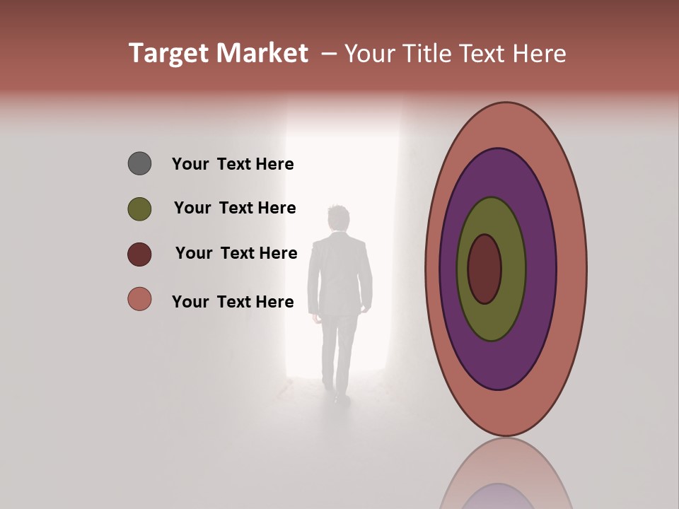 White Illuminated Way PowerPoint Template