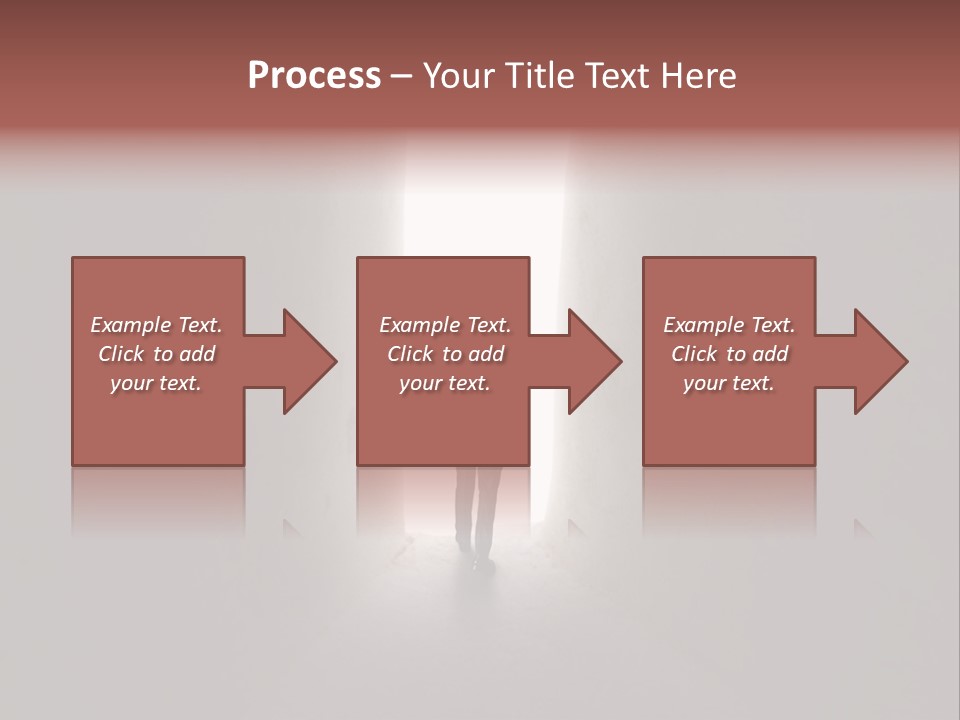 White Illuminated Way PowerPoint Template