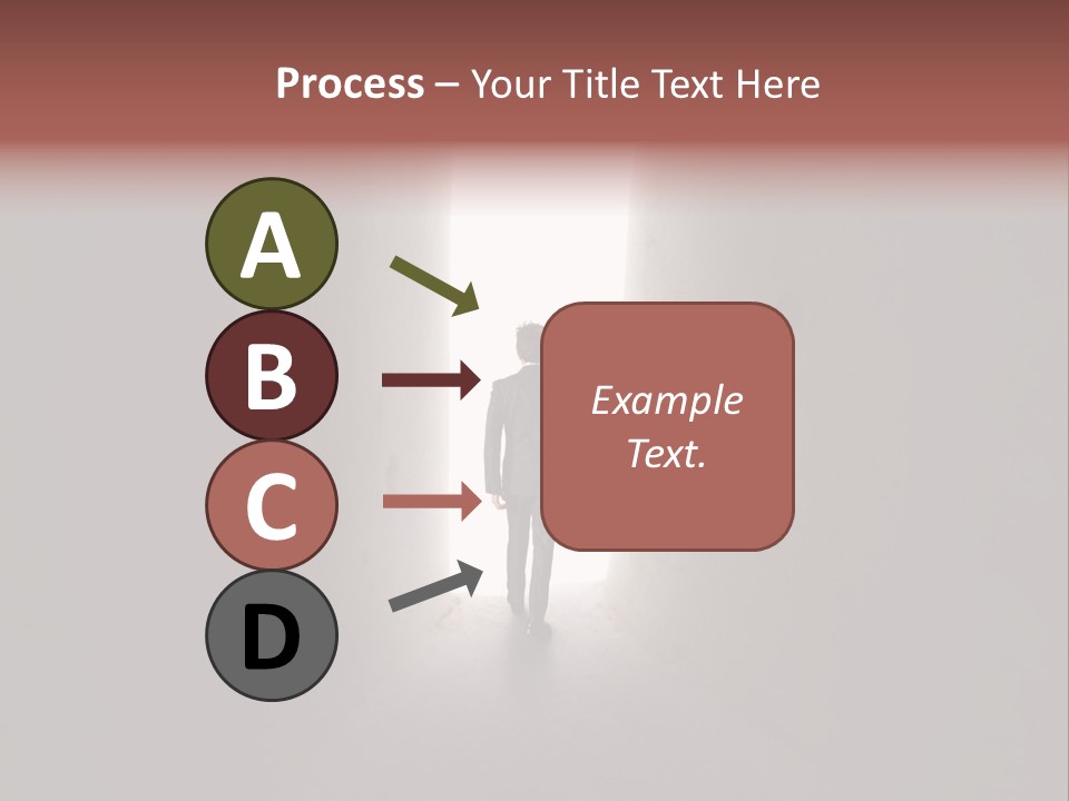 White Illuminated Way PowerPoint Template