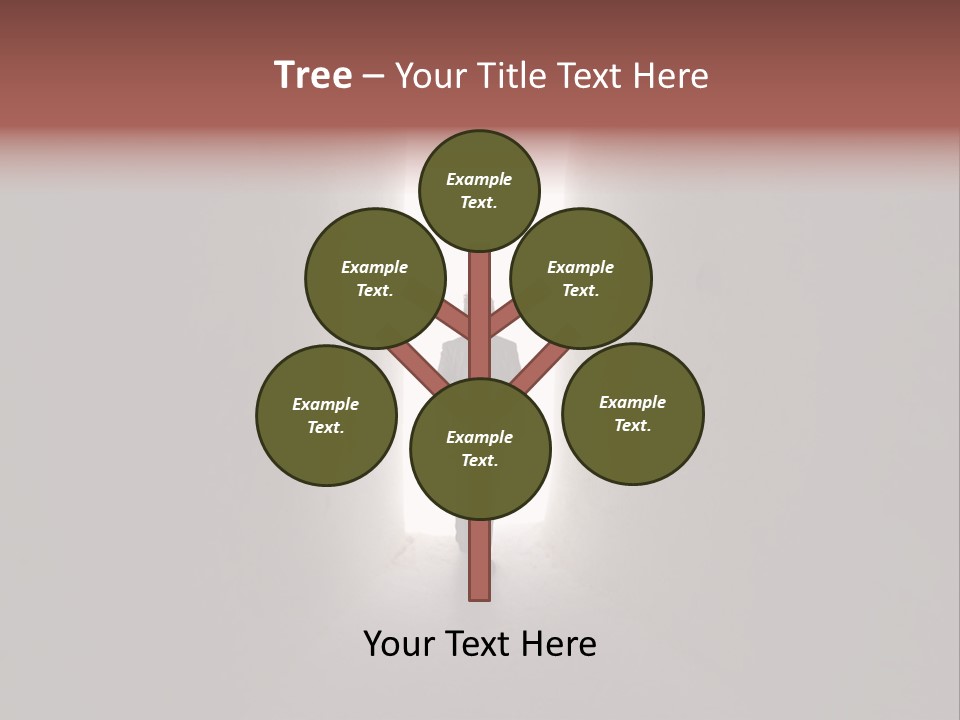 White Illuminated Way PowerPoint Template