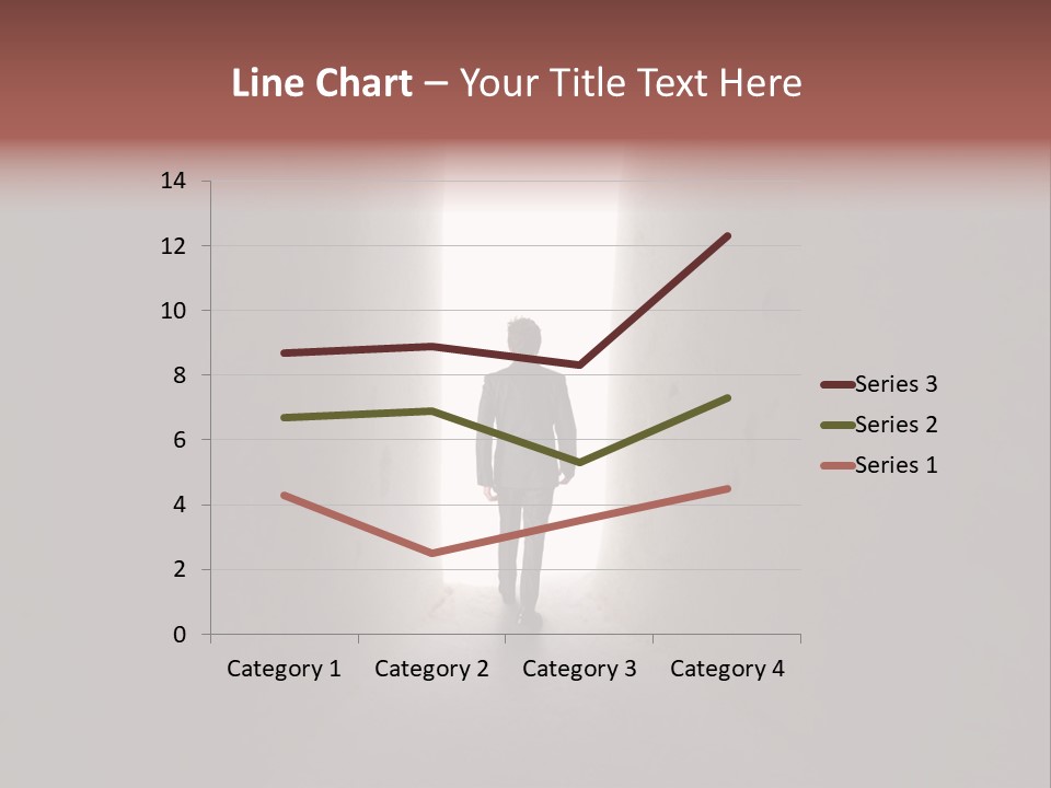 White Illuminated Way PowerPoint Template