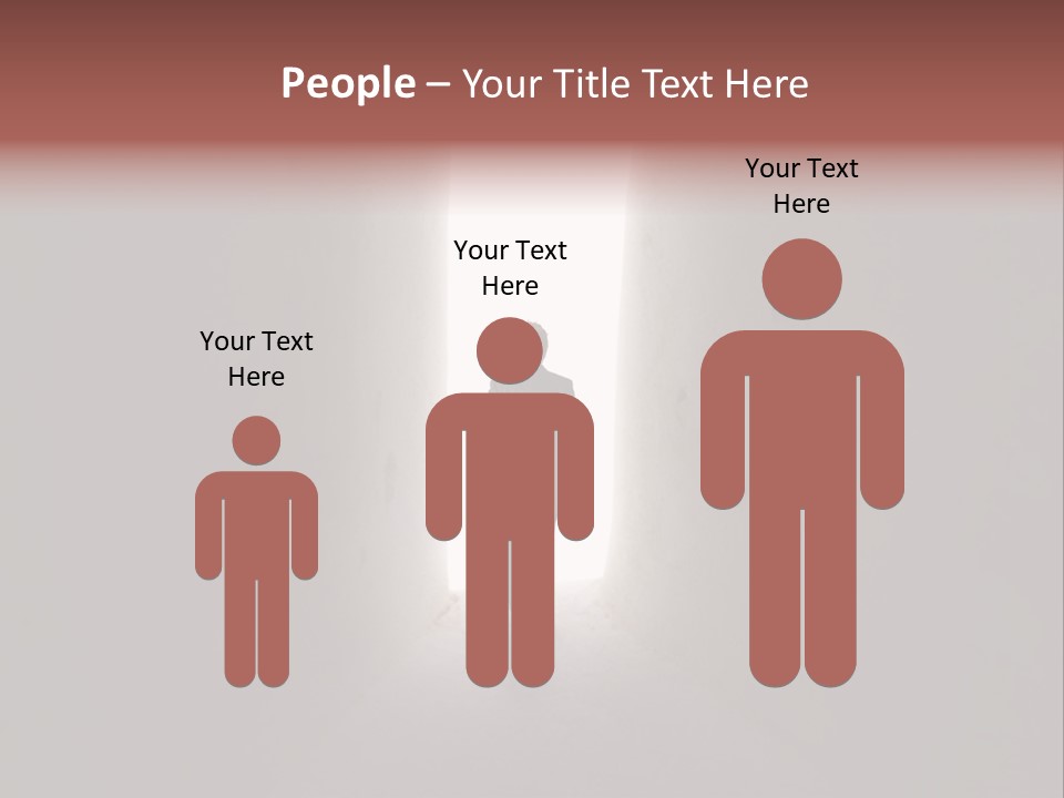 White Illuminated Way PowerPoint Template