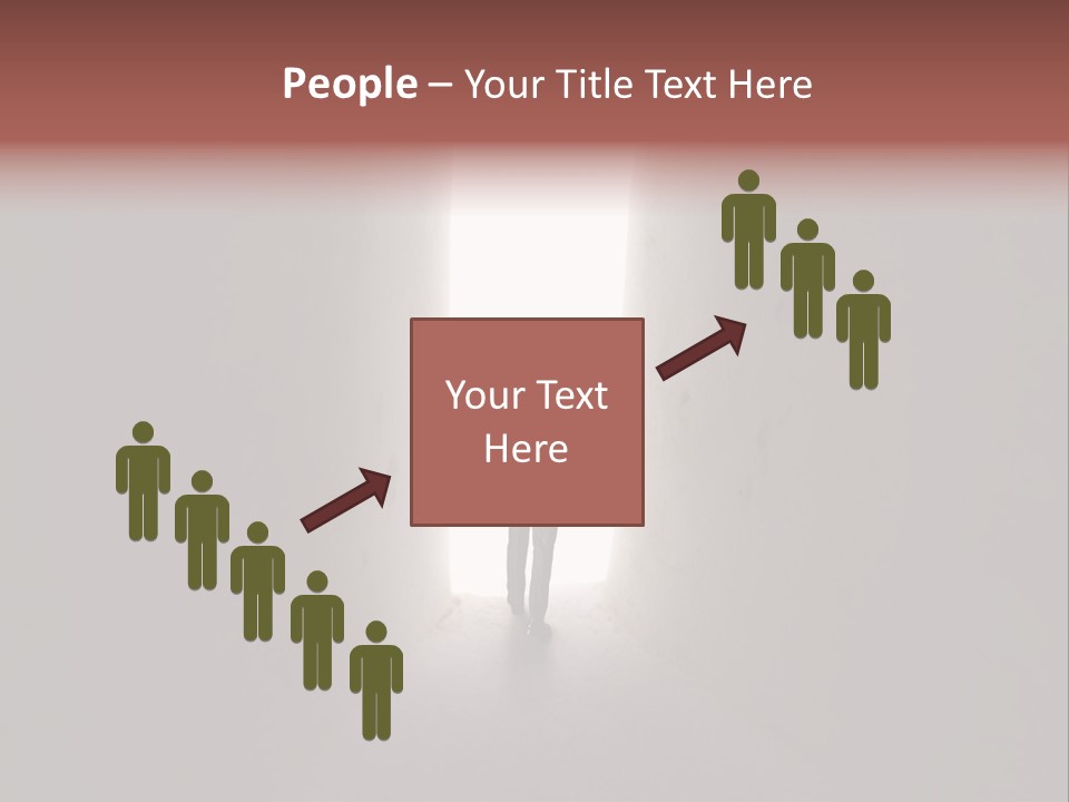 White Illuminated Way PowerPoint Template