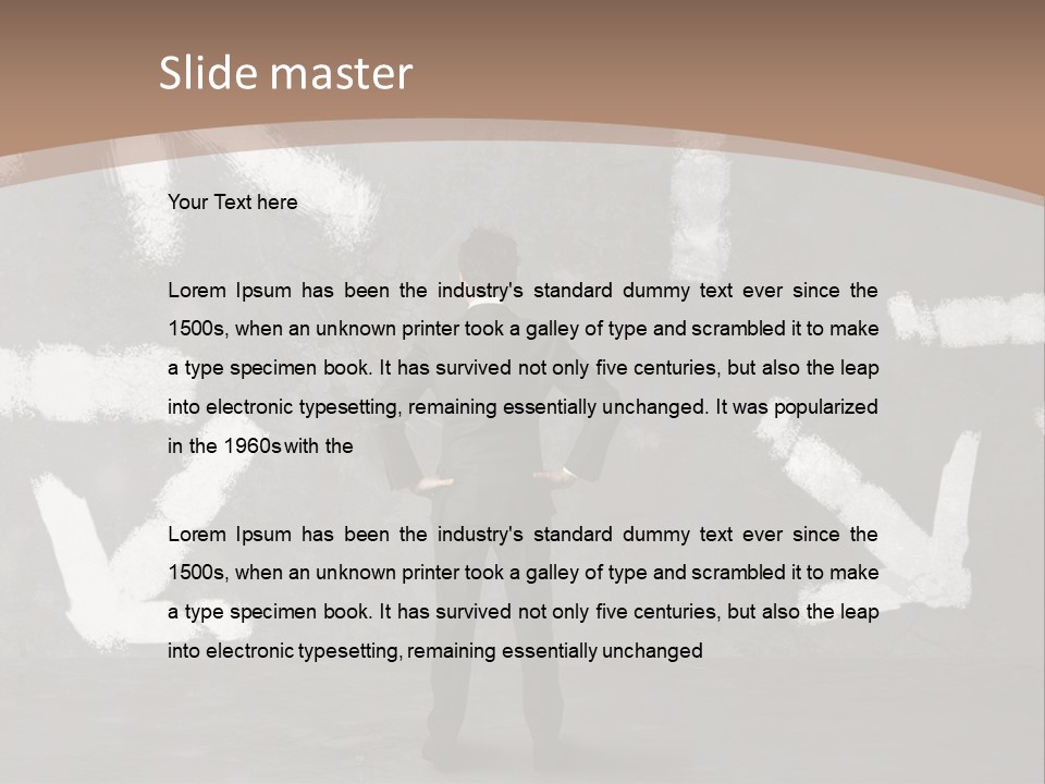 Achievement Business Lost PowerPoint Template