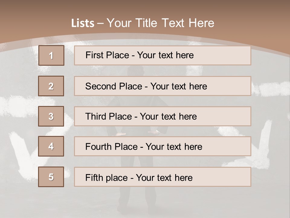 Achievement Business Lost PowerPoint Template