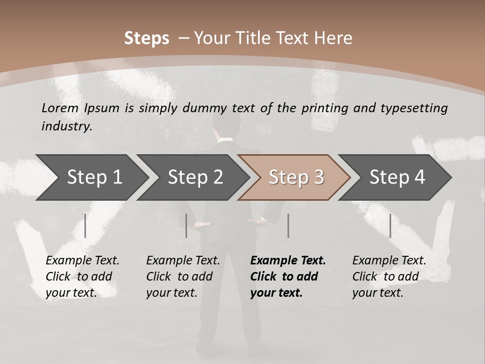 Achievement Business Lost PowerPoint Template