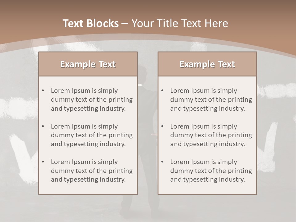 Achievement Business Lost PowerPoint Template