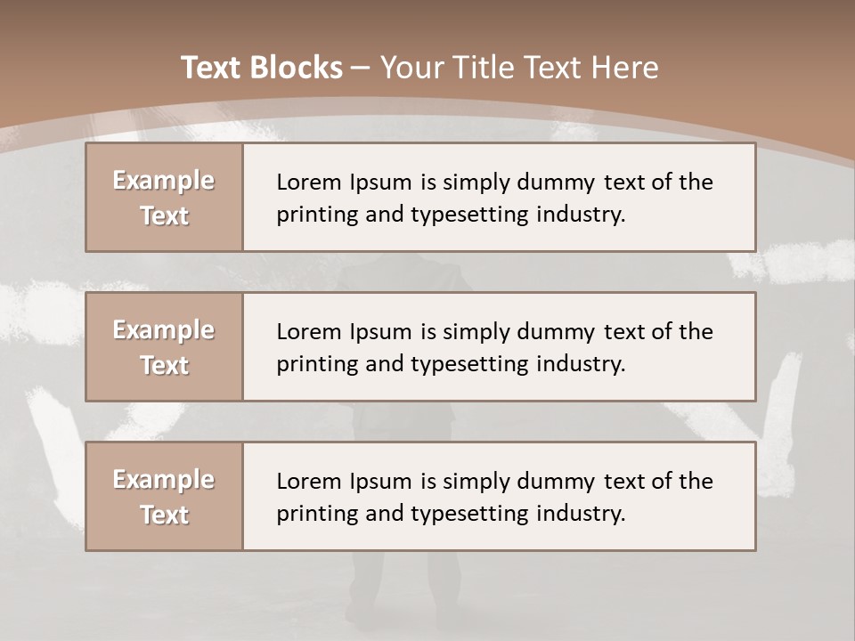 Achievement Business Lost PowerPoint Template