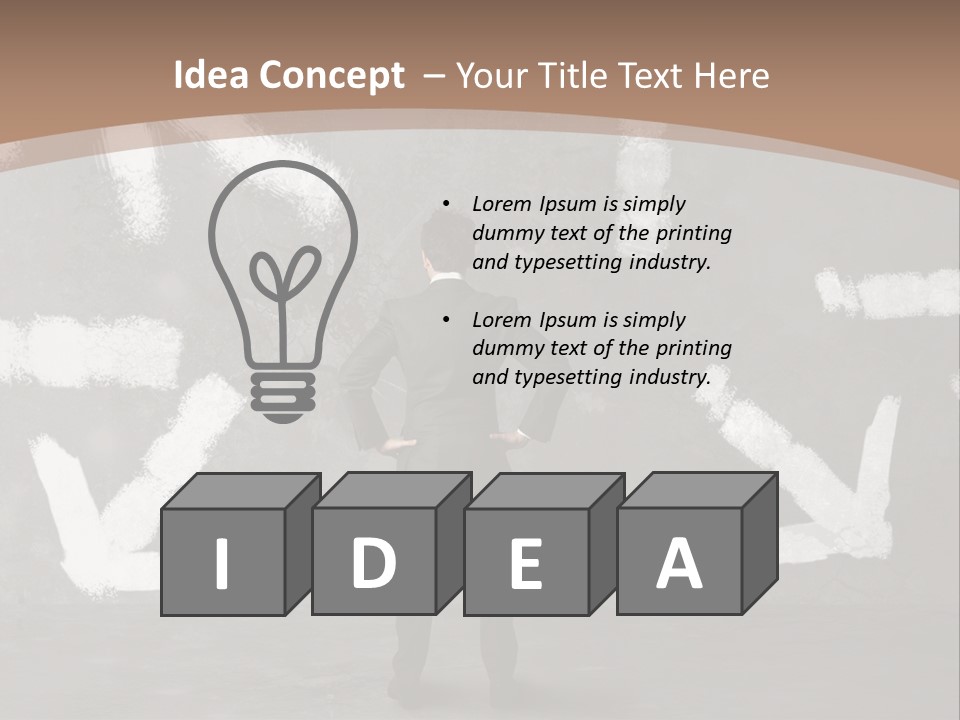 Achievement Business Lost PowerPoint Template