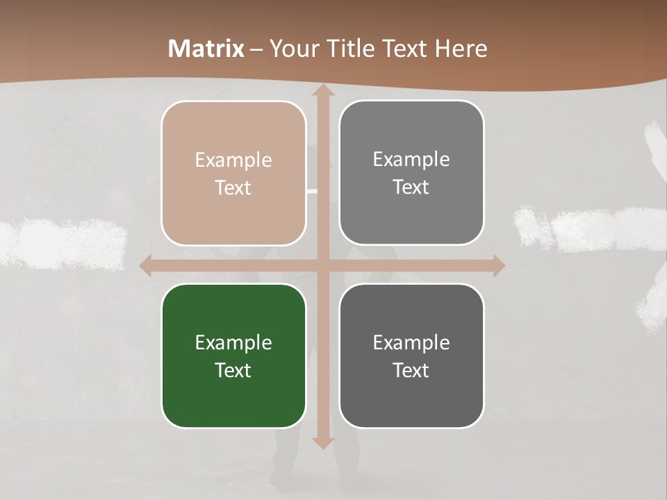 Manager Decide Way PowerPoint Template