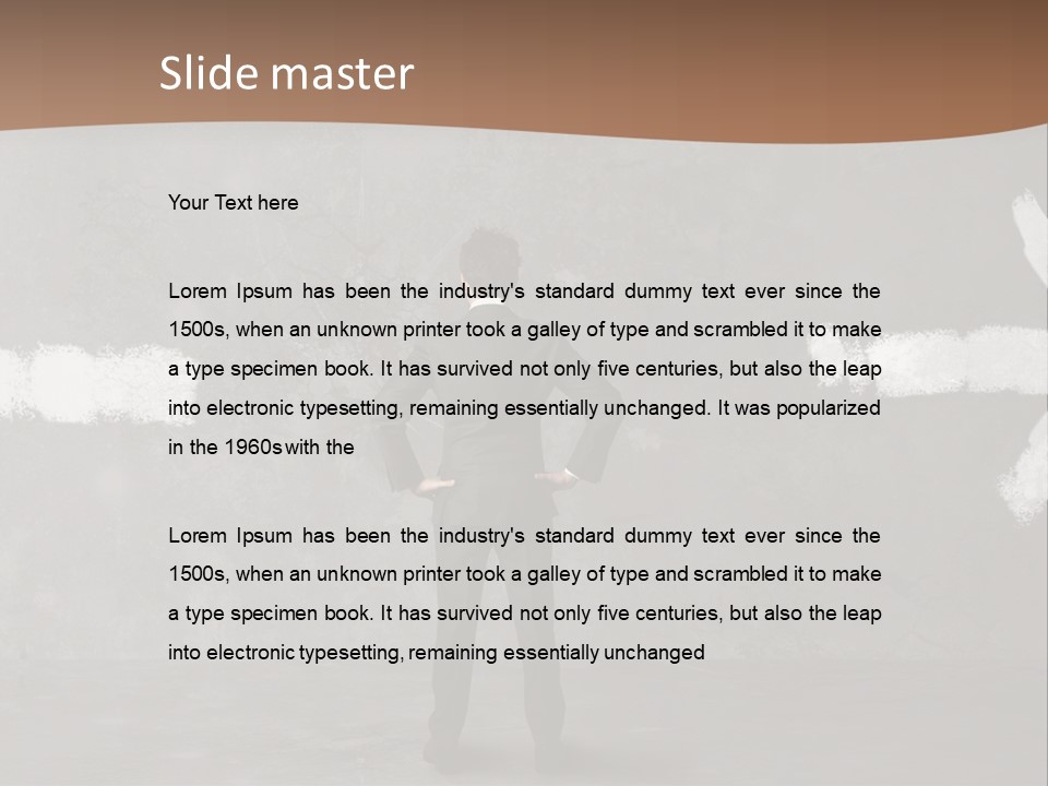 Manager Decide Way PowerPoint Template