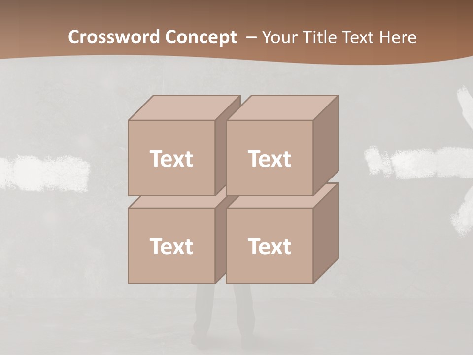 Manager Decide Way PowerPoint Template