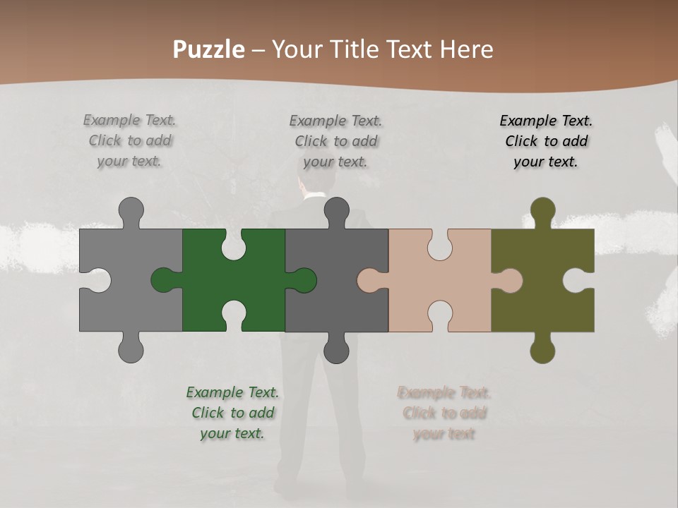 Manager Decide Way PowerPoint Template