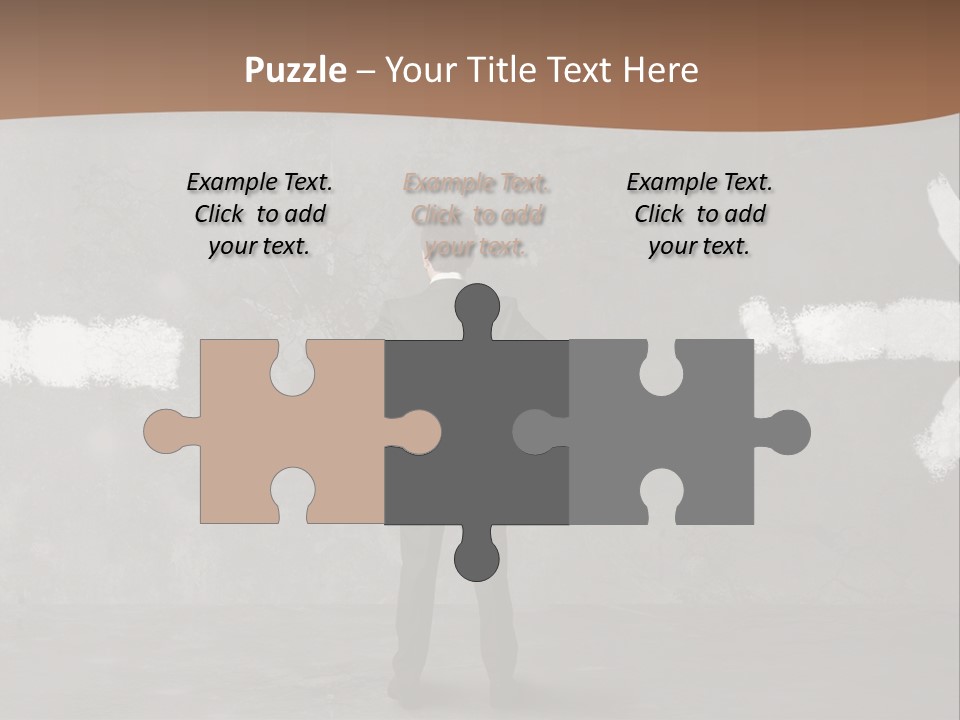 Manager Decide Way PowerPoint Template