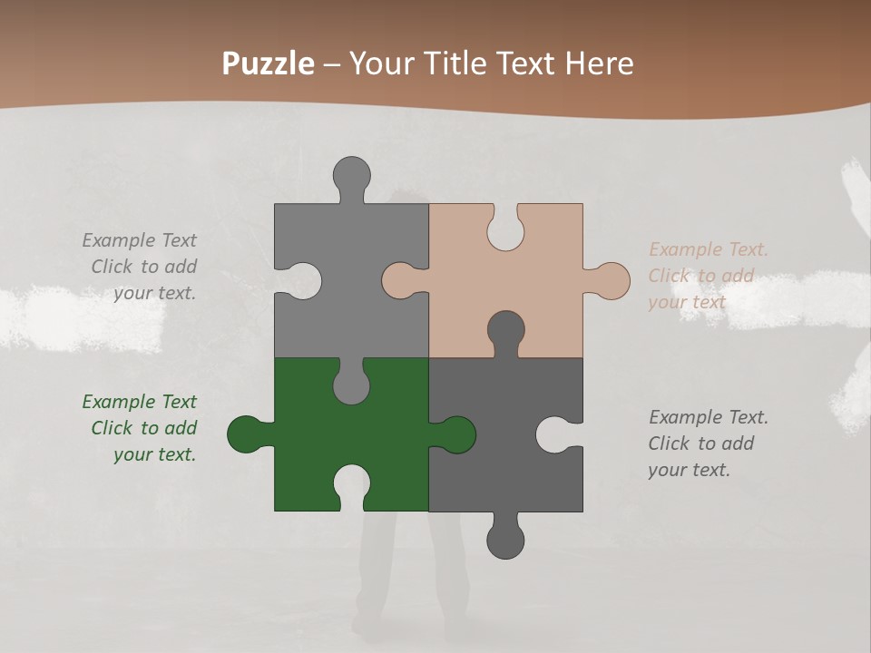 Manager Decide Way PowerPoint Template
