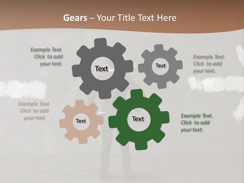 Manager Decide Way PowerPoint Template