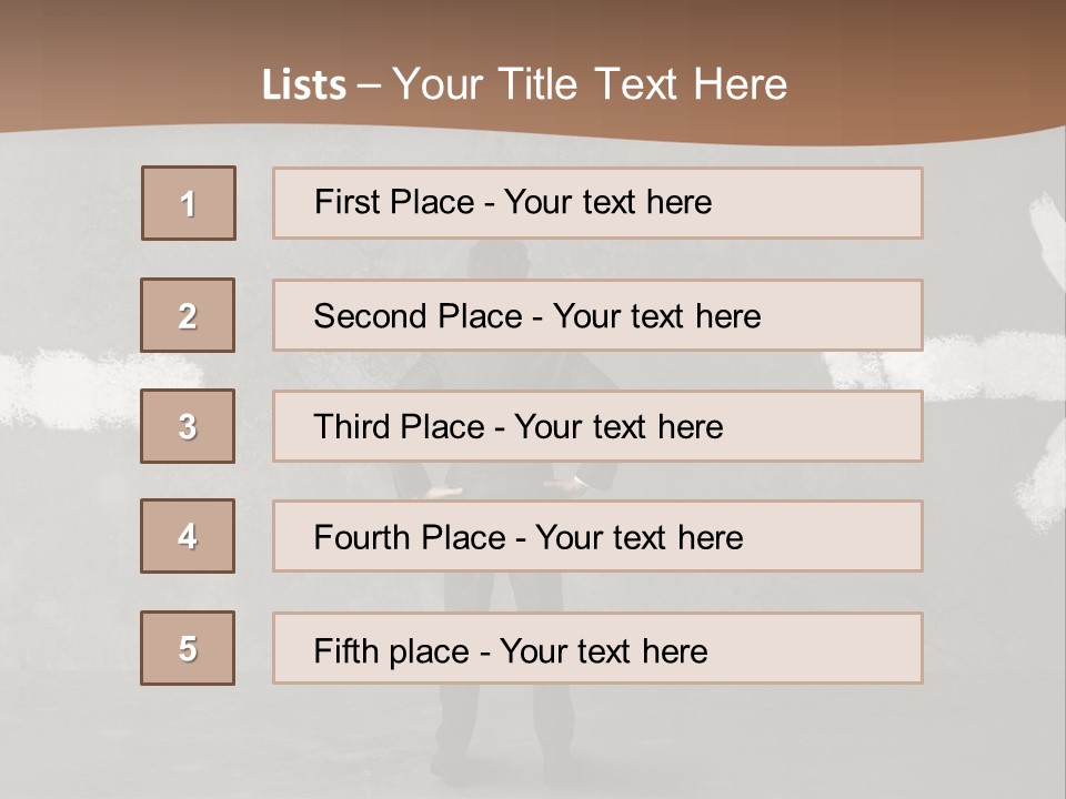 Manager Decide Way PowerPoint Template