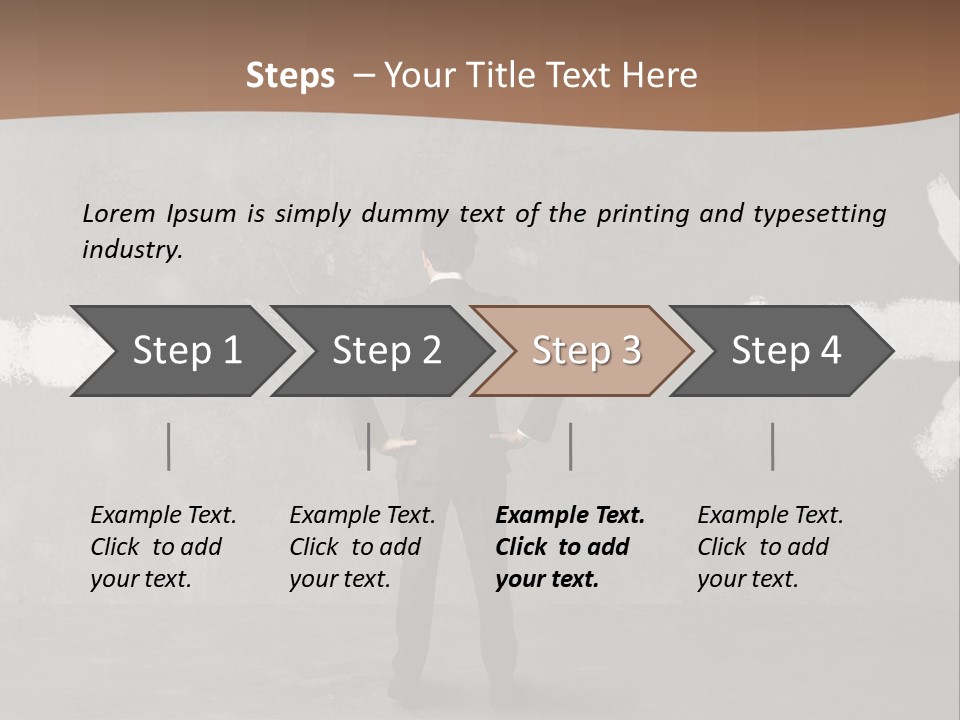 Manager Decide Way PowerPoint Template