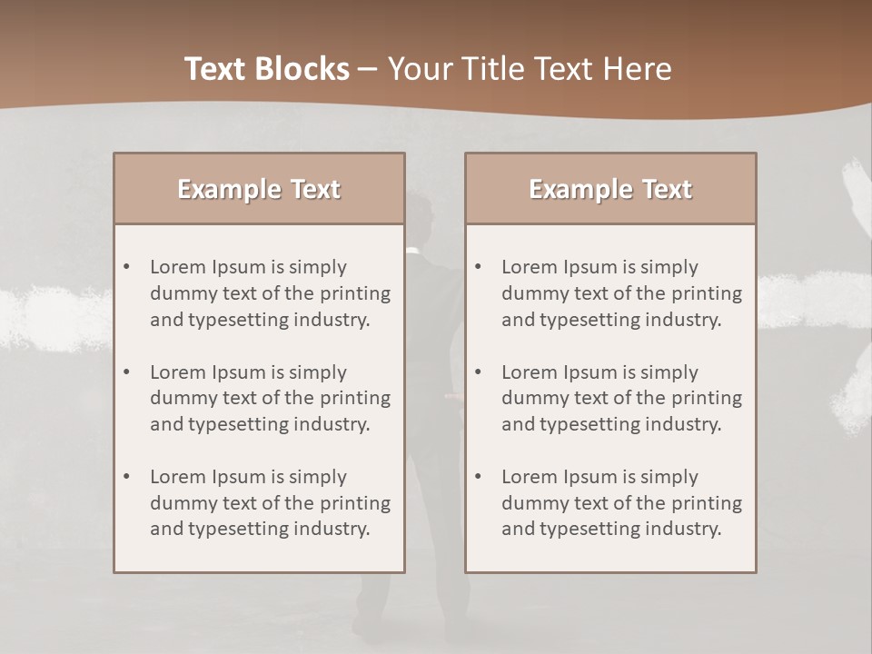 Manager Decide Way PowerPoint Template